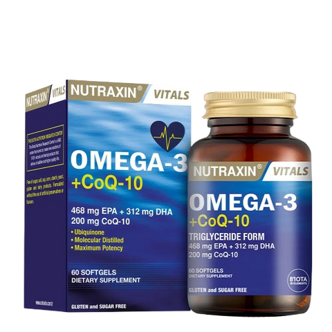 Nutraxin Витамин Омега-3+Коэнзим Q10 капсулы №60 39139 фото