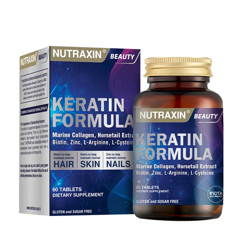 Nutraxin бьюти кератин формула таб №60 38465 фото
