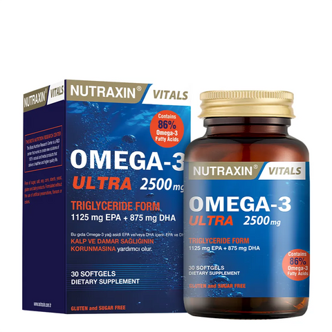 Nutraxin витамин омега-3 ультра капс мягкие 2500мг №30 38478 фото