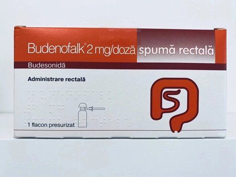 Буденофальк пена ректальная 2 мг/доза 14 доз баллон; ДР. Фальк Фарма Гмбх, Німеччина 18340 фото