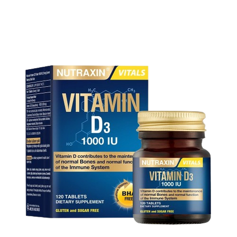 Nutraxin Витамин D3 таблетки 1000 МЕ №120 39024 фото