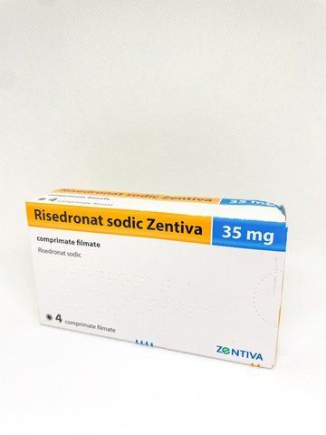 Ризедронат таблетки вкриті оболонкою 35 мг 4шт блістер 36867 фото