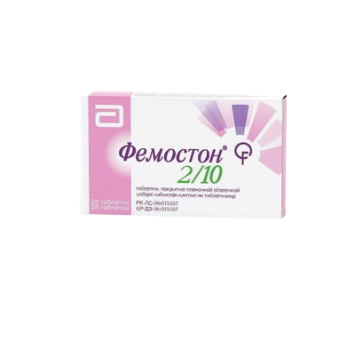 Фемостон таблетки 1мг+10мг №28 блистер 35882 фото