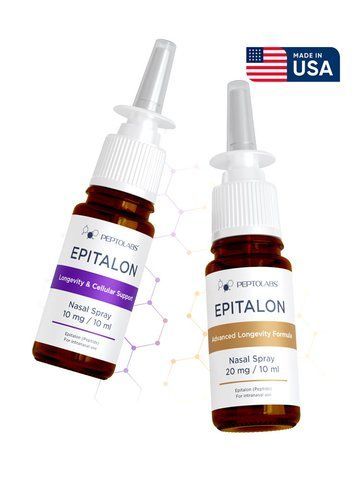 Пептиди Епіталон (Epitalon) спрей назальний 10 мг 10 мл; Peptolabs, США 40291 фото