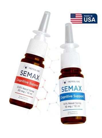 Пептиди Семакс (Semax) спрей назальний 10 мг 10 мл; Peptolabs, США 40302 фото