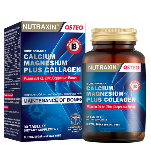 Nutraxin остео кальций магний плюс коллаген таб №90 38472 фото